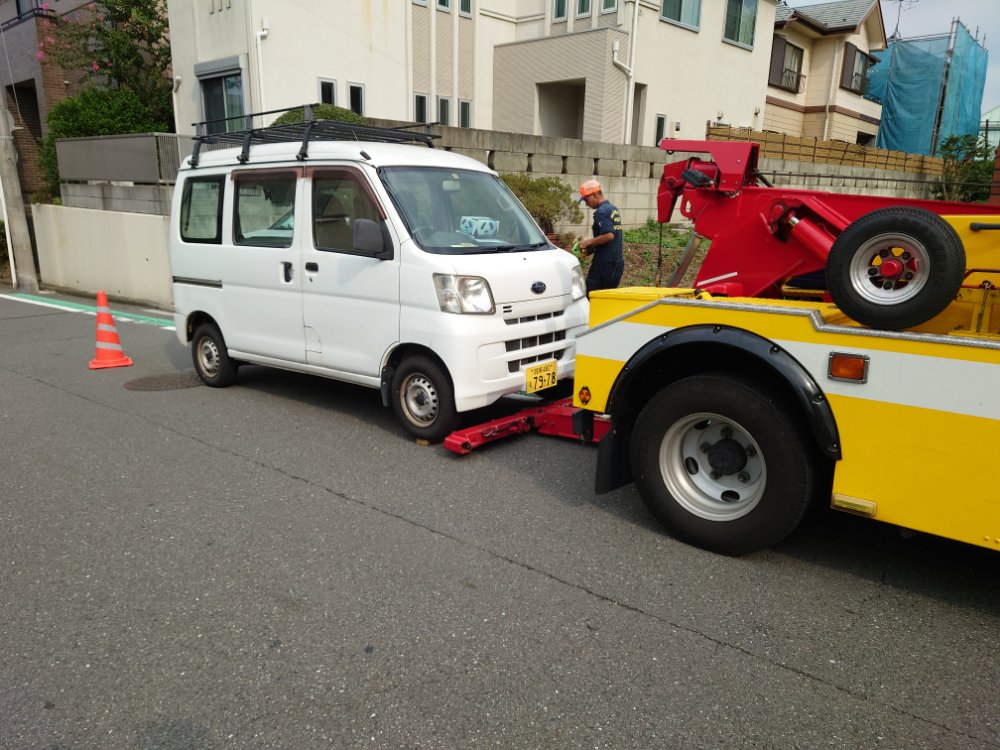 愛車が機嫌をそこねてしまいました。