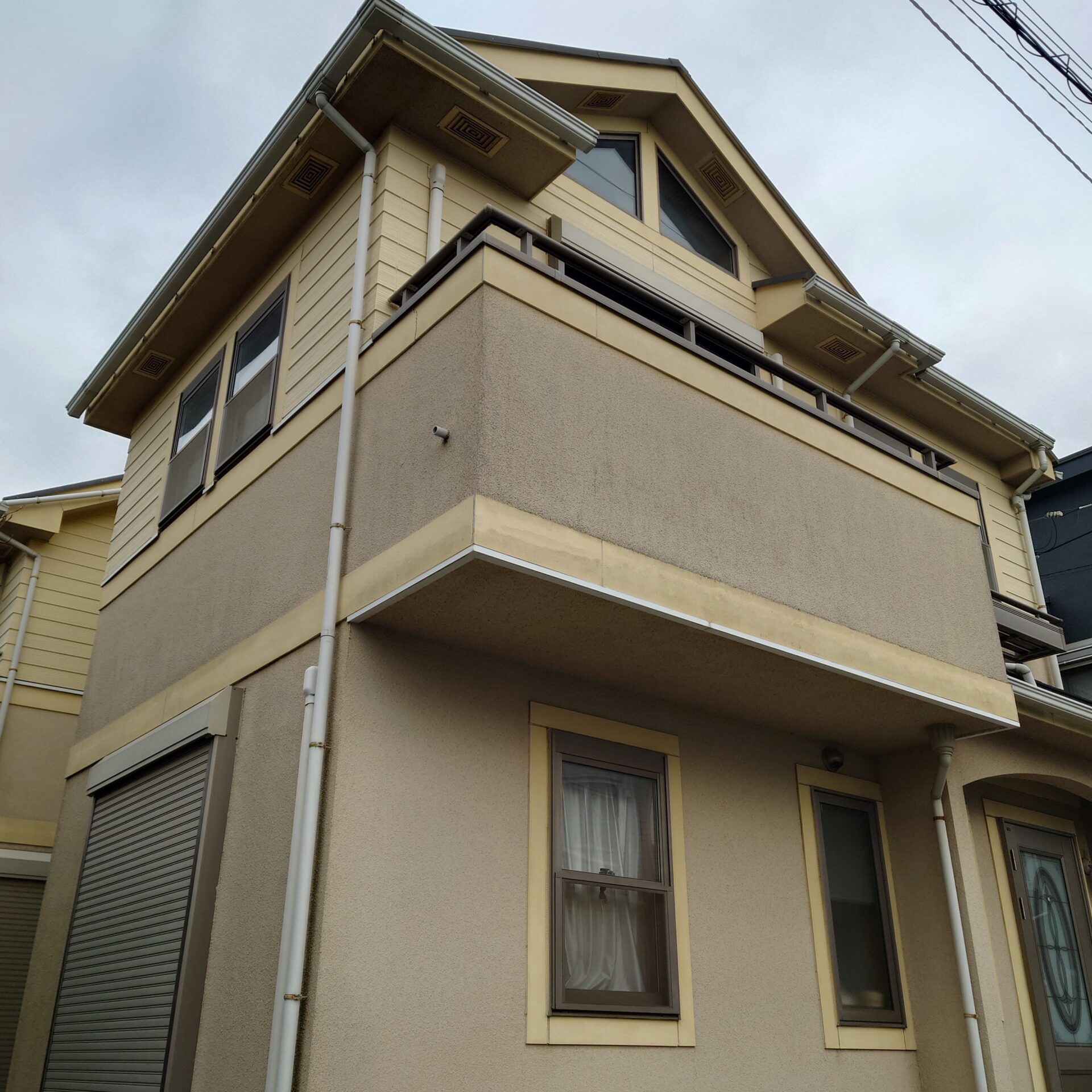 藤沢市太平台K様邸外壁塗装工事。